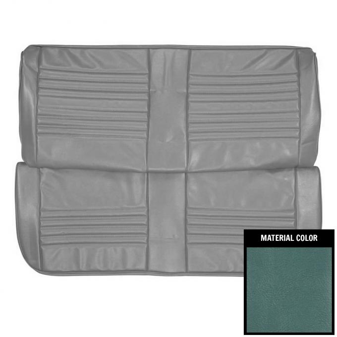 PUI Interiors 1967 Chevrolet Chevelle 4-Door Front Light Blue Bench Seat Cover 67AS4D12B