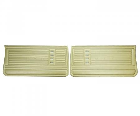PUI Interiors 1967 Chevrolet Chevelle Pre-Assembled Gold Front Door Panels PD236