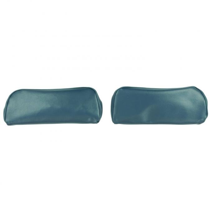 PUI Interiors 1969 Chevelle/GTO/Cutlass/Skylark/Nova Covert Dark Blue Seat Head Rest Covers 69AH16U
