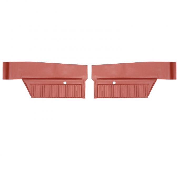 PUI Interiors 1966 Pontiac Grand Prix Hardtop Metallic Red Rear Door Panels 66PD08C