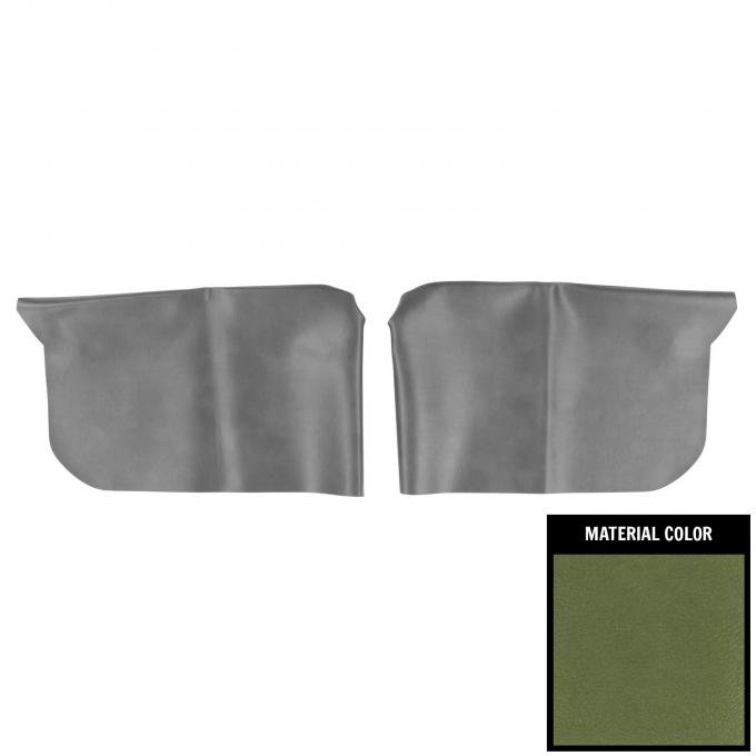 PUI Interiors 1971 Chevelle/GTO/Cutlass Hardtop Jade Rear Arm Rest Covers 71AR19C