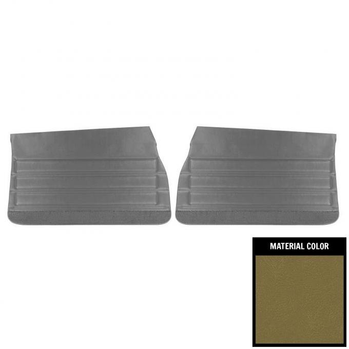 PUI Interiors 1968 Pontiac GTO/Lemans Ivy Gold Front Door Panels D444