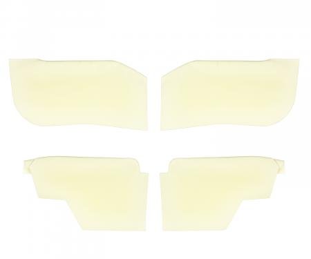 PUI Interiors 1971-1972 GM A-Body Convertible White Rear Arm Rest Covers 68AR37