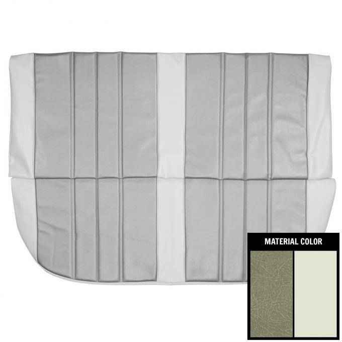 PUI Interiors 1966 Chevrolet Chevelle 4 Door Sedan 2 Tone Fawn Rear Seat Cover 66AS4D21S