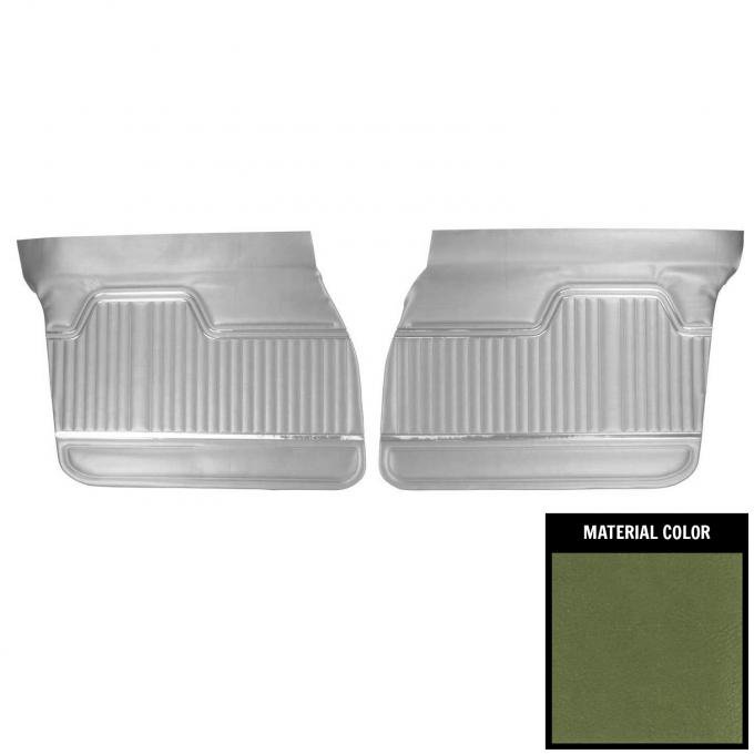 PUI Interiors 1971 Chevrolet Chevelle 4-Door Sedan/Hardtop/Wagon Jade Green Front Door Panels 70AD4D19