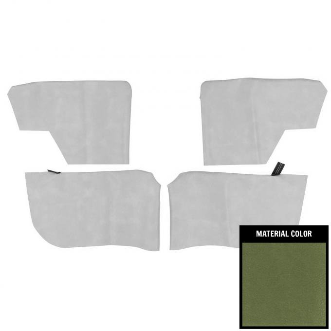 PUI Interiors 1971 Chevelle/GTO/Cutlass Convertible Jade Rear Arm Rest Covers 68AR19