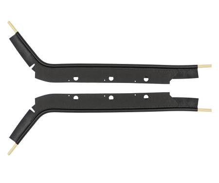 PUI Interiors 1968-1969 Chevelle/Cutlass/GTO/Lemans/Skylark Hardtop Black Windlace 68AWL10