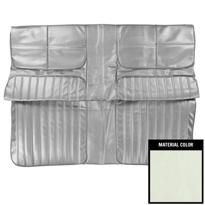 PUI Interiors 1970 Oldsmobile Cutlass Supreme/442 Convertible Pearl Rear Bench Seat Cover 70CS28V1
