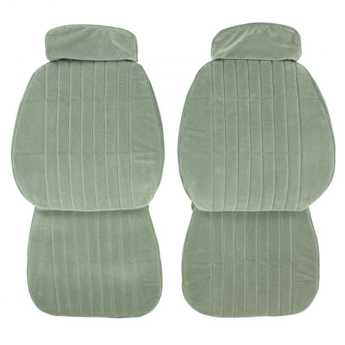 PUI Interiors 1986-1988 Chevrolet Monte Carlo Gray Cloth Front Bucket Seat Covers 86MSC02U