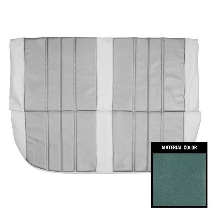 PUI Interiors 1966 Chevrolet Chevelle 4 Door Sedan 2 Tone Blue Rear Seat Cover 66AS4D13S