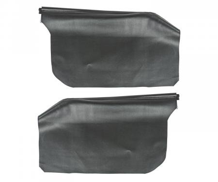 PUI Interiors 1968-1972 GM A-Body Hardtop Black Rear Arm Rest Covers 68AR10C