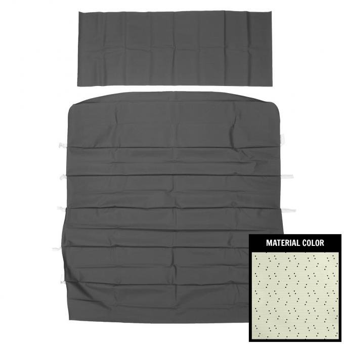 PUI Interiors 1966-1967 Pontiac GTO/Lemans Standard White Perforated Headliner 66AH101BN
