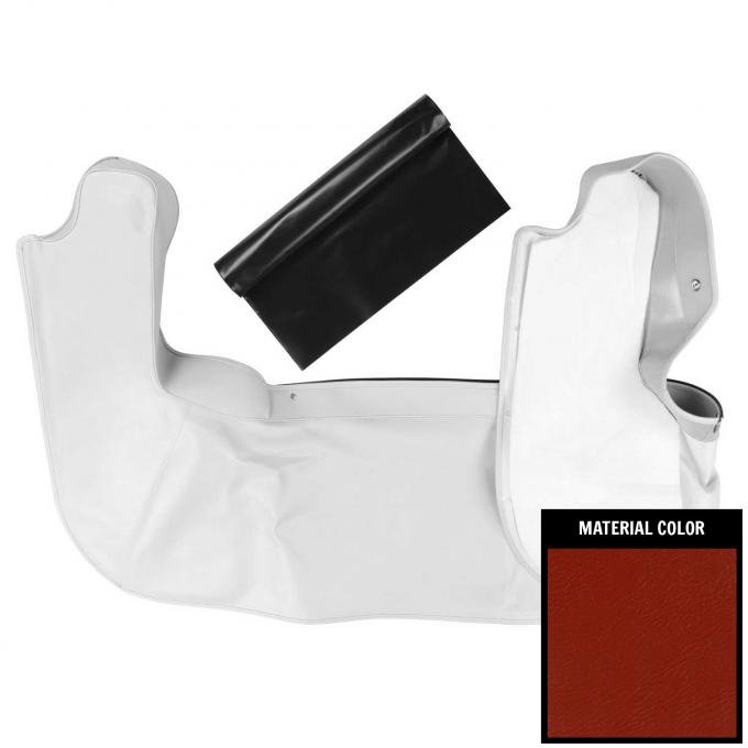 PUI Interiors 1970 Chevrolet Chevelle Red Convertible Top Boot 70AT31