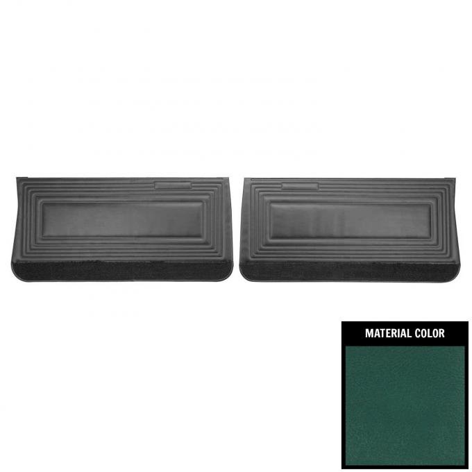 PUI Interiors 1965 Pontiac GTO/Lemans Dark Aqua Front Door Panels D414