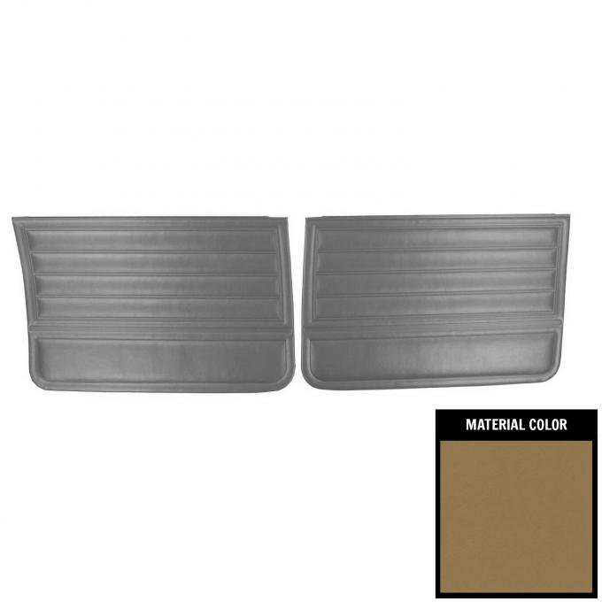 PUI Interiors 1965 Chevrolet Chevelle 4-Door Sedan/Wagon Light Saddle Front Door Panels 65AD4D35