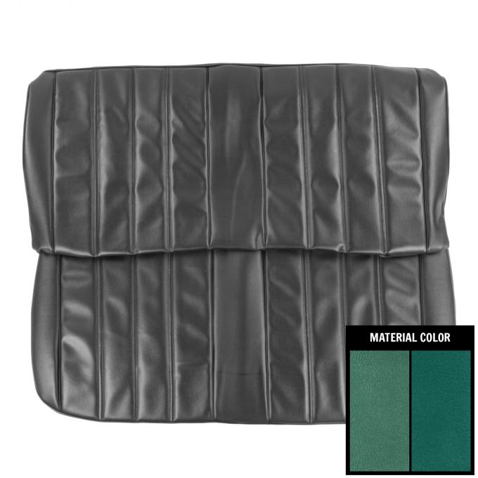 PUI Interiors 1966 Chevrolet Chevelle 4 Door 2-Tone Aqua Front Bench Seat Cover 66AS4D05B