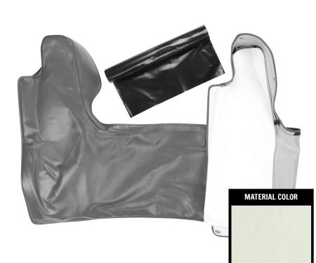 PUI Interiors 1965 Oldsmobile Cutlass Pearl Convertible Top Boot 65AT28