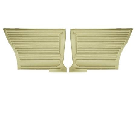 PUI Interiors 1967 Chevrolet Chevelle Hardtop Gold Rear Door Panels D236C
