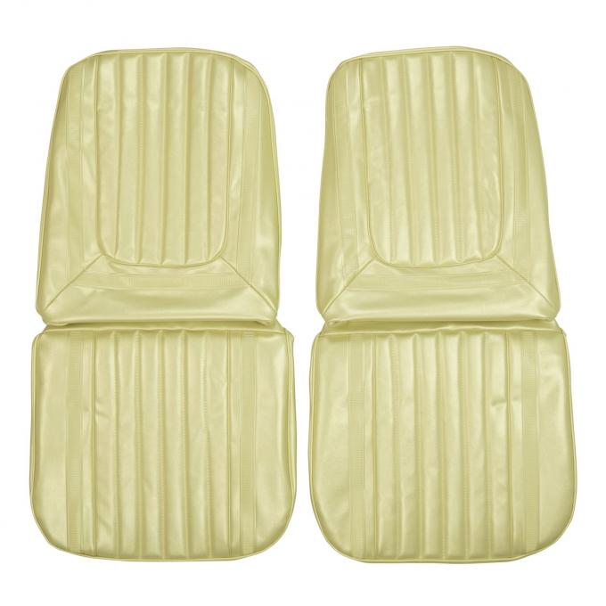 PUI Interiors 1969 Buick Skylark/GS Custom 400 Parchment Front Bucket Seat Covers 69US27U