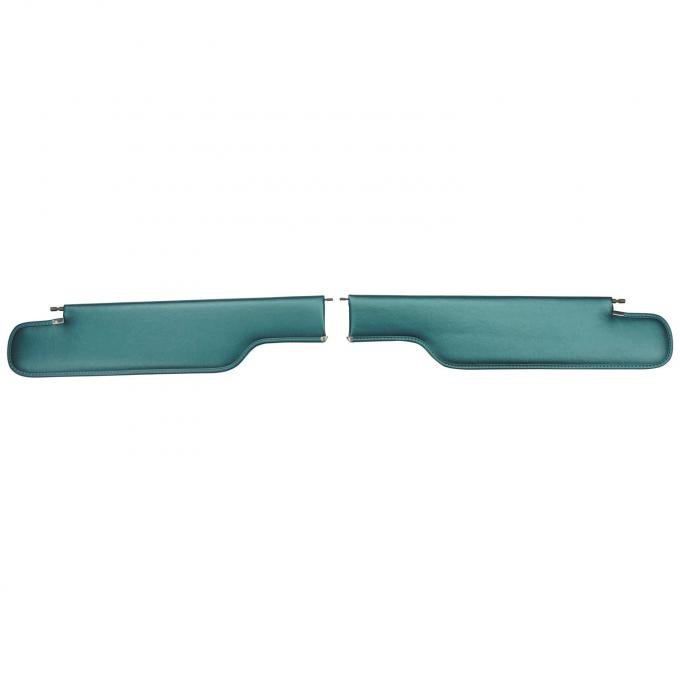 PUI Interiors 1968-1972 Chevelle/GTO/Lemans/Cutlass/Skylark Convertible Medium Blue Sun Visors SV417V