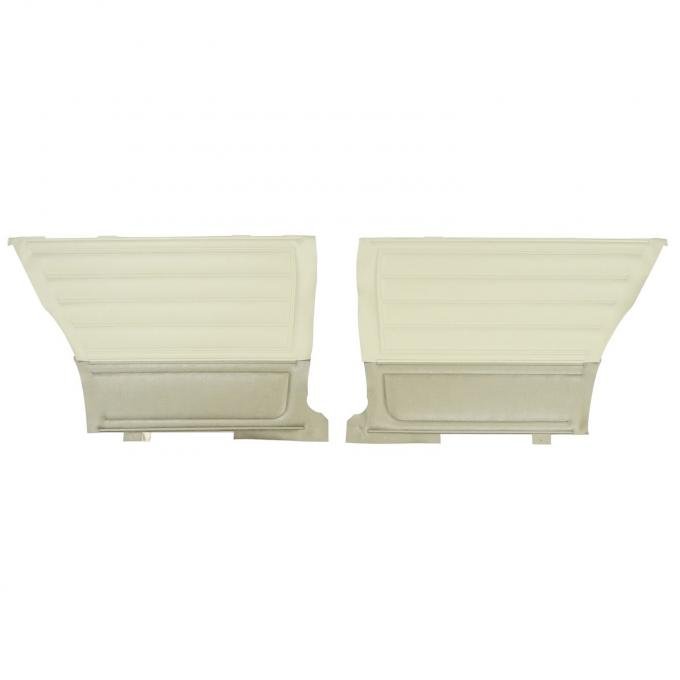 PUI Interiors 1965 Chevrolet Chevelle Hardtop 2 Tone Fawn Rear Door Panels D266-2C