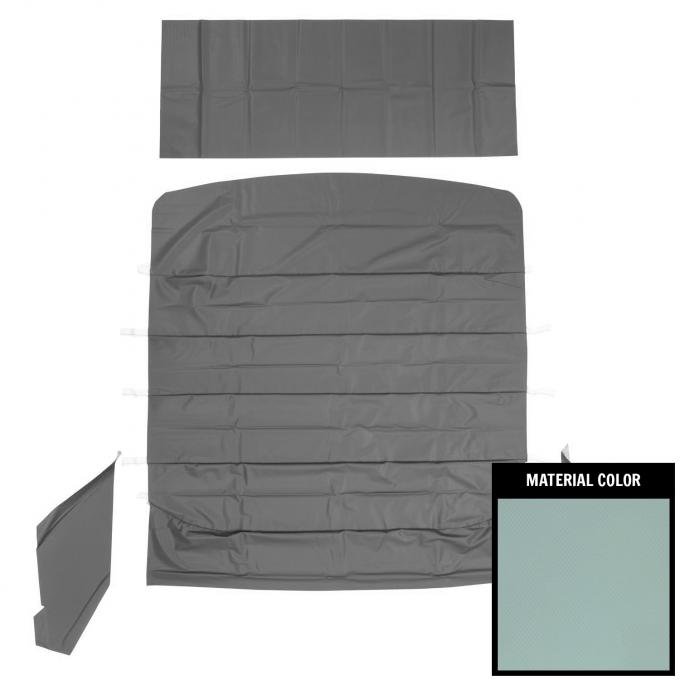 PUI Interiors 1964-1965 Chevrolet Chevelle Light Blue Basketweave Headliner 64AH104A