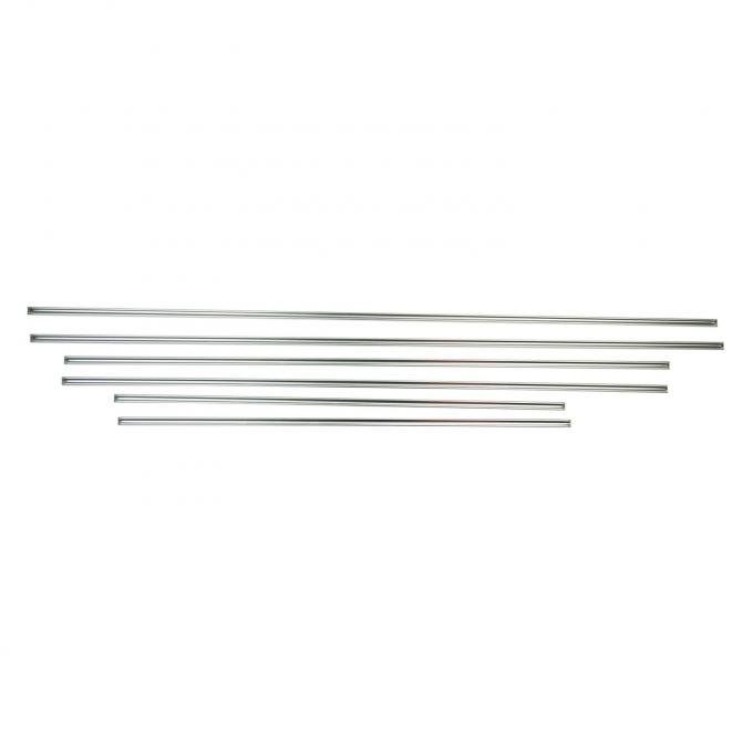 PUI Interiors 1968-1970 Pontiac GTO/Lemans Hardtop Front & Rear Door Panel Moulding Kit M143