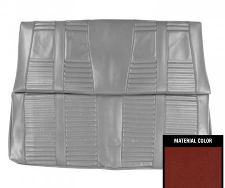PUI Interiors 1966 Oldsmobile Cutlass Holiday Convertible Red Rear Bench Seat Cover 66CS30V
