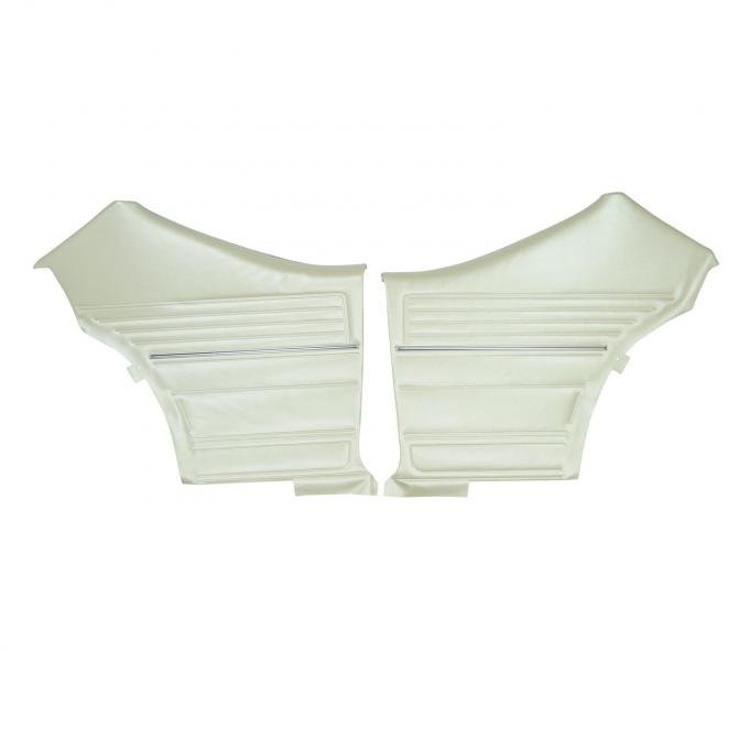 PUI Interiors 1968 Chevrolet Chevelle Hardtop Pre-Assembled Pearl Rear Door Panels PD312C