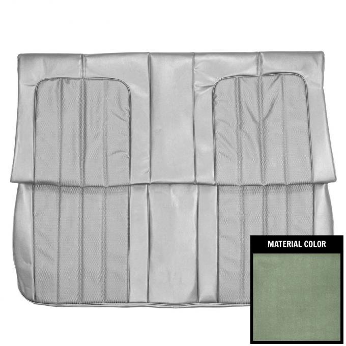PUI Interiors 1970 Buick Skylark Convertible Dark Metallic Green Rear Bench Seat Cover 70US24V