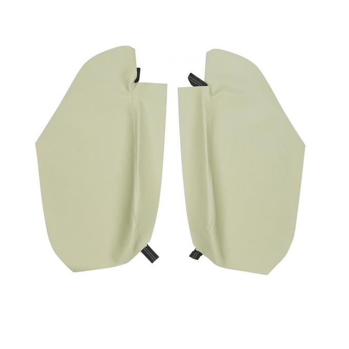 PUI Interiors 1967 Chevrolet Camaro Hardtop Off White Rear Arm Rest Covers 67FR40C