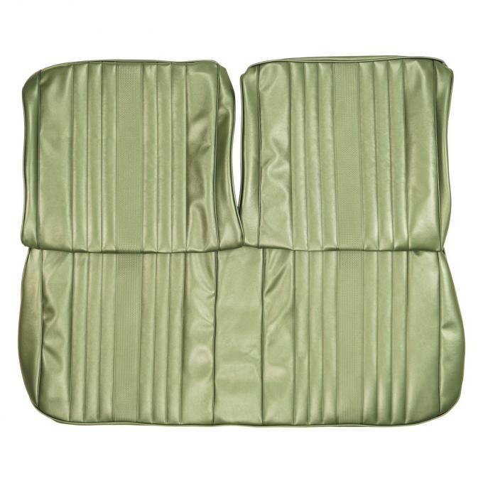 PUI Interiors 1969 Chevrolet Chevelle Dark Metalic Green Front Bench Seat Cover 69AS24B