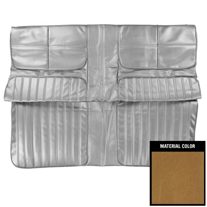 PUI Interiors 1970 Oldsmobile Cutlass Supreme Convertible Gold Rear Bench Seat Cover 70CS43V1