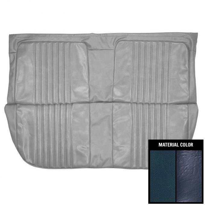 PUI Interiors 1971-72 Chevrolet Chevelle/Malibu 4-Door Sedan Blue Rear Bench Seat Cover 71AS4D09S