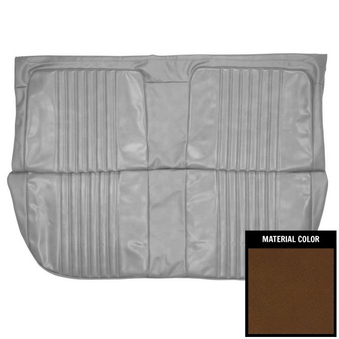 PUI Interiors 1971-72 Chevrolet Chevelle/Malibu 4-Door Wagon Dark Saddle Rear Bench Seat Cover 71AS4D42W