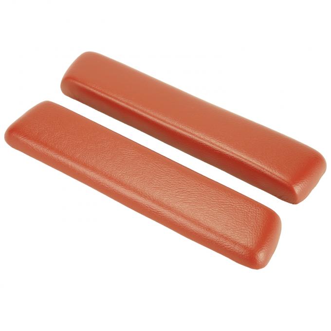 PUI Interiors 1965-1966 GTO/Tempest Metallic Red Front Arm Rest Pads ARP1-08
