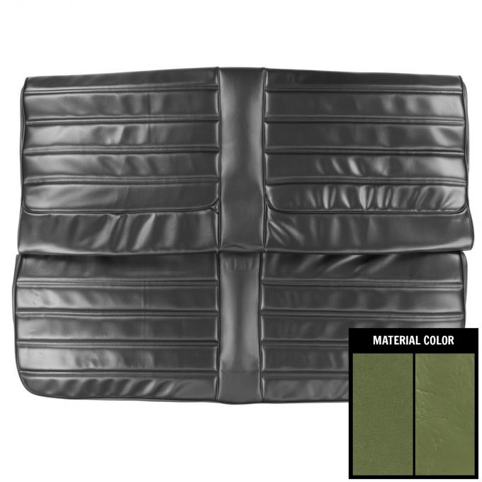 PUI Interiors 1972 Oldsmobile Cutlass/"S" Sedan Jade Green Rear Bench Seat Cover 72CS19C2P