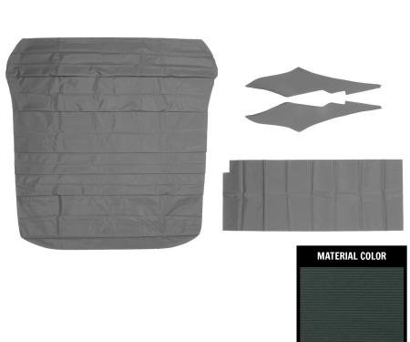 PUI Interiors 1969-1972 Oldsmobile Cutlass "S" Dark Green Ribbed Headliner 70SH109R2