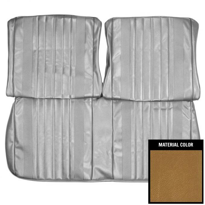 PUI Interiors 1970 Chevrolet Chevelle Gold Front Bench Seat Cover 70AS43B