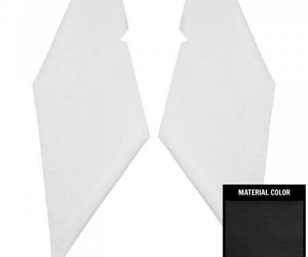 PUI Interiors 1964-1965 Chevrolet Chevelle Black Regent Earmuff Boards 64AHB100G