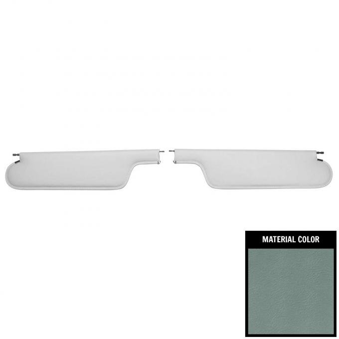 PUI Interiors 1965-1967 Chevelle/GTO/Lemans/Cutlass/Skylark Convertible Slate Sun Visors SV244V