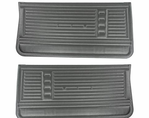 PUI Interiors 1967 Chevrolet Chevelle Black Front Door Panels D230