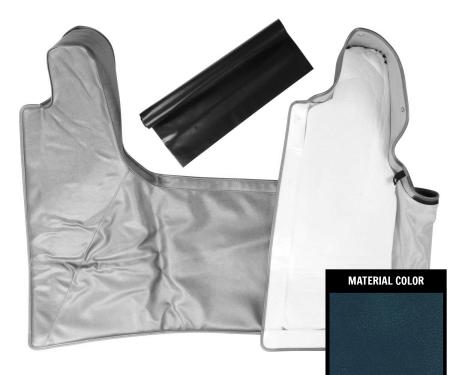 PUI Interiors 1964 A-Body Dark Blue Convertible Top Boot 64AT54