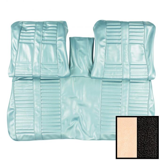 PUI Interiors 1966 Oldsmobile Cutlass Holiday Pearl Front Bench Seat Cover 66CS28B