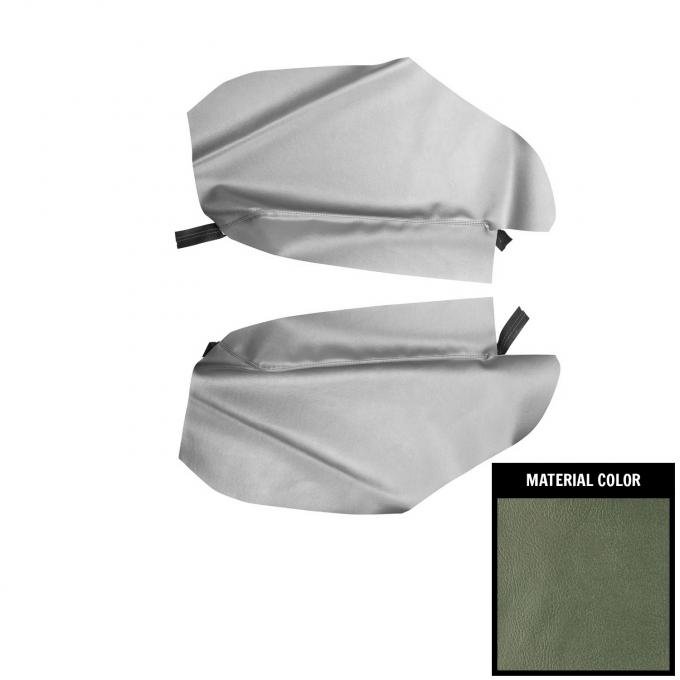 PUI Interiors 1967 Chevrolet Camaro Hardtop Aqua Rear Arm Rest Covers 67FR02C