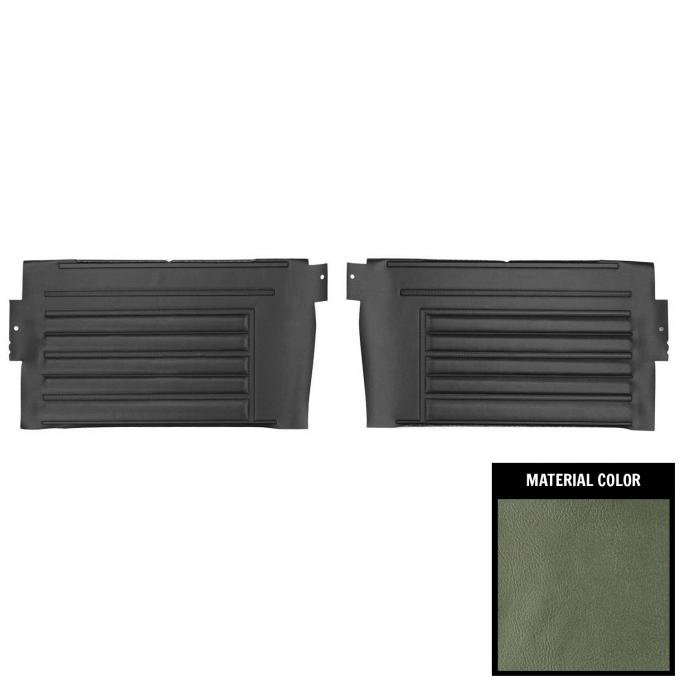 PUI Interiors 1967 Chevrolet Chevelle Convertible Aqua Gold Edition Rear Door Panels DO235V