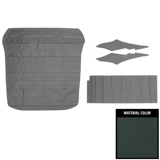 PUI Interiors 1969-1972 Oldsmobile Cutlass "S" Dark Green Ribbed Headliner 70SH109R2