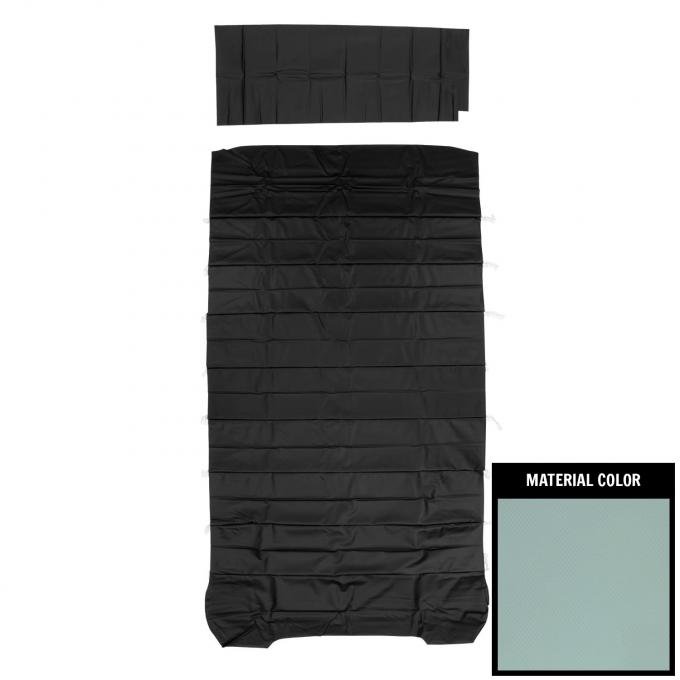 PUI Interiors 1964-1965 Chevrolet Chevelle Wagon Light Blue Basketweave Headliner 64AHW104A