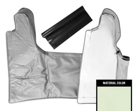 PUI Interiors 1964 A-Body White Convertible Top Boot 64AT69