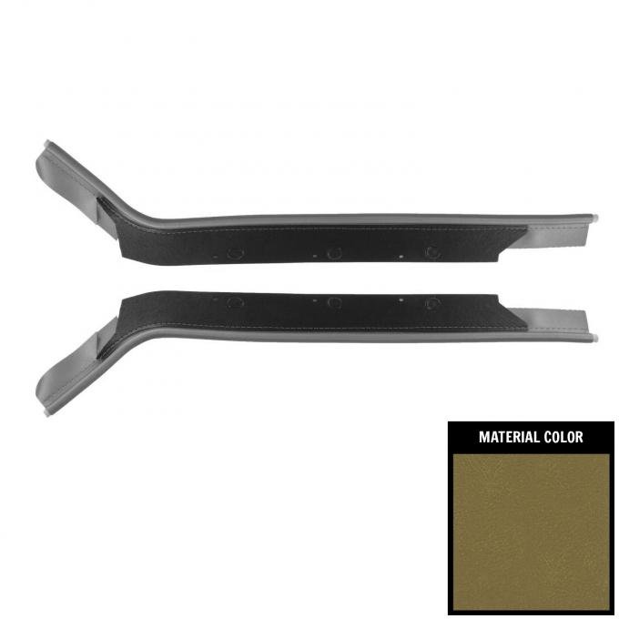 PUI Interiors 1968-1969 Chevelle/Cutlass/GTO/Lemans/Skylark Hardtop Ivy Gold Windlace 68AWL46
